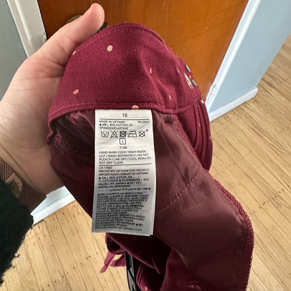 Old Navy pixie ankle dress pants, size 16. - Picture 4 of 4